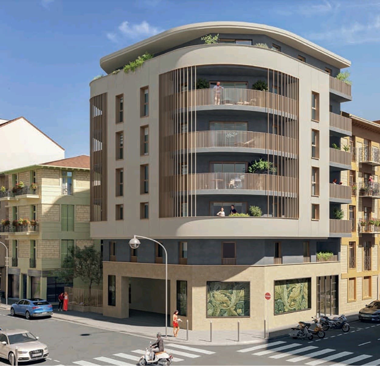 Nice – Quartier du Port : Résidence neuve dans un quartier dynamique et recherché.