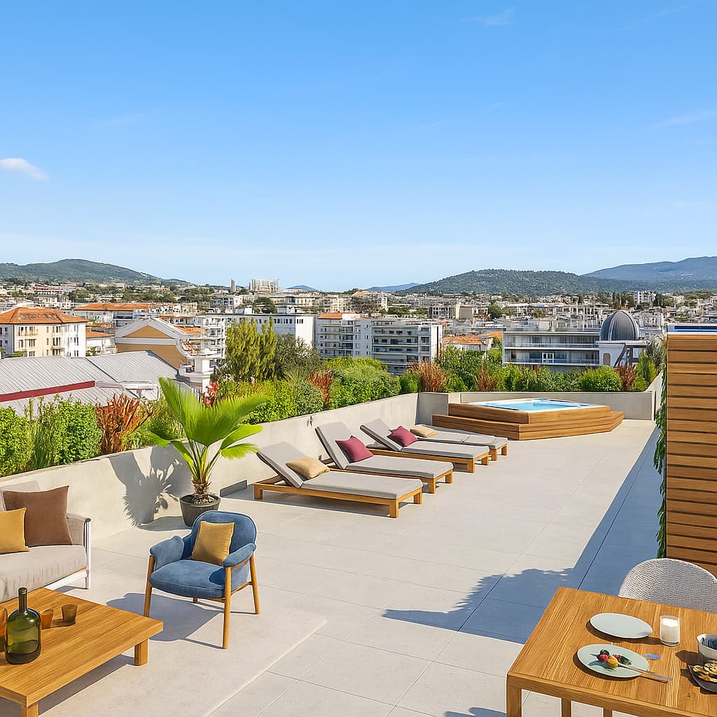 Nice – Libération – Appartements d’exception avec rooftop et vue impériale 