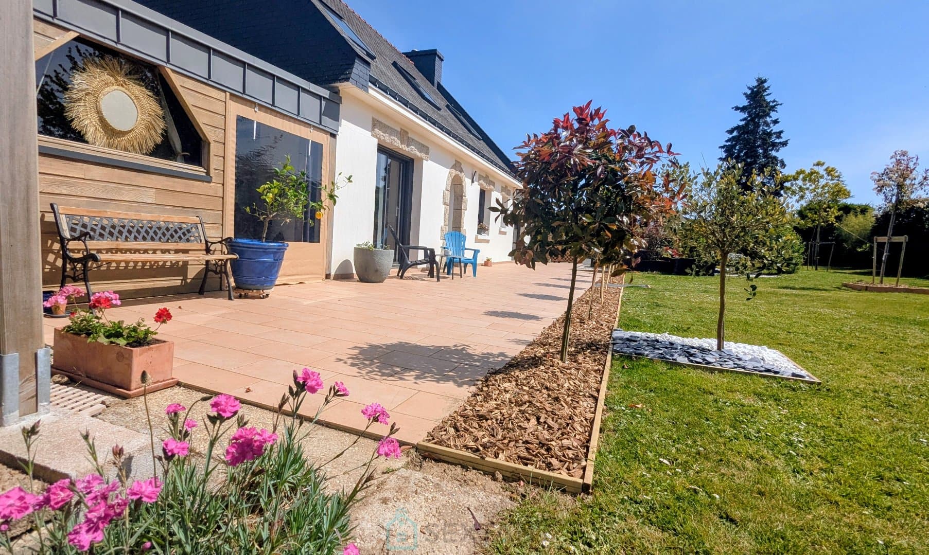 Spacieuse maison entièrement rénovée – entre bourg et plages à Clohars-Carnoët