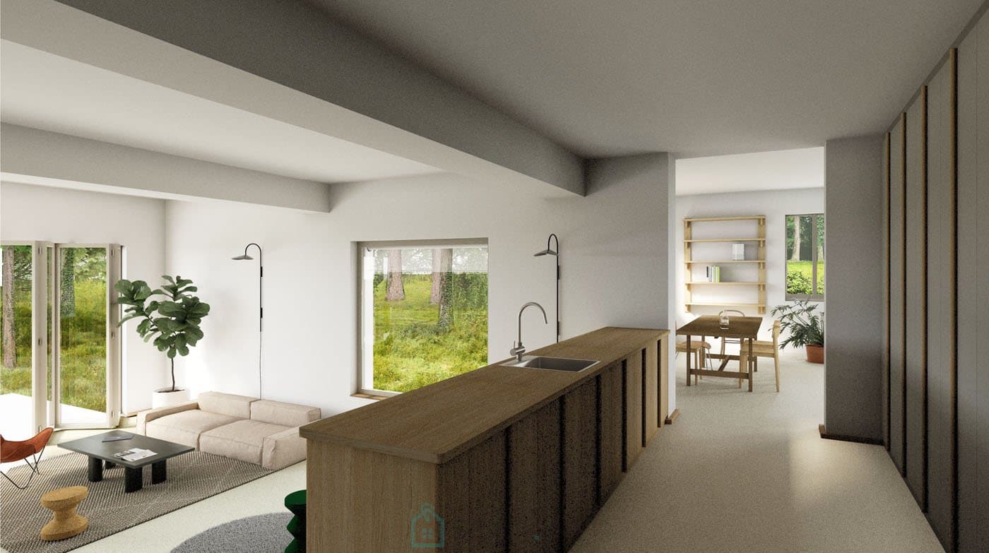 Un appartement avec terrasse dans une villa historique à Barbizon