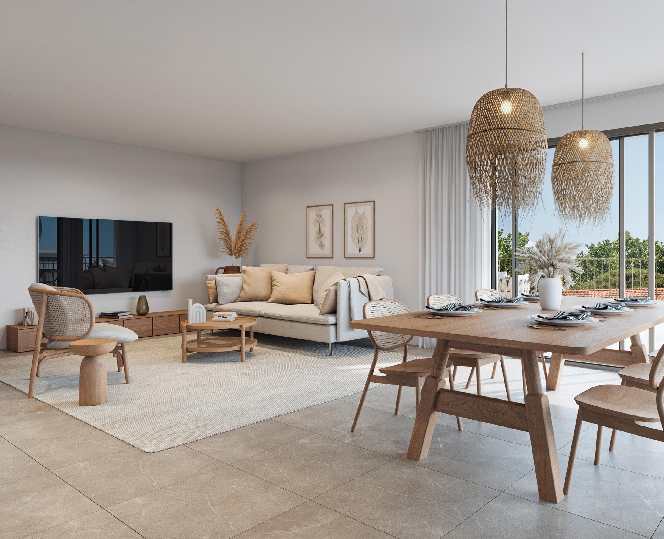 Antibes Juan-les-Pins –Spacieux 4P Appartement avec terrasse de 29m2 -Nouvelle résidence intimiste à 7 min des plages